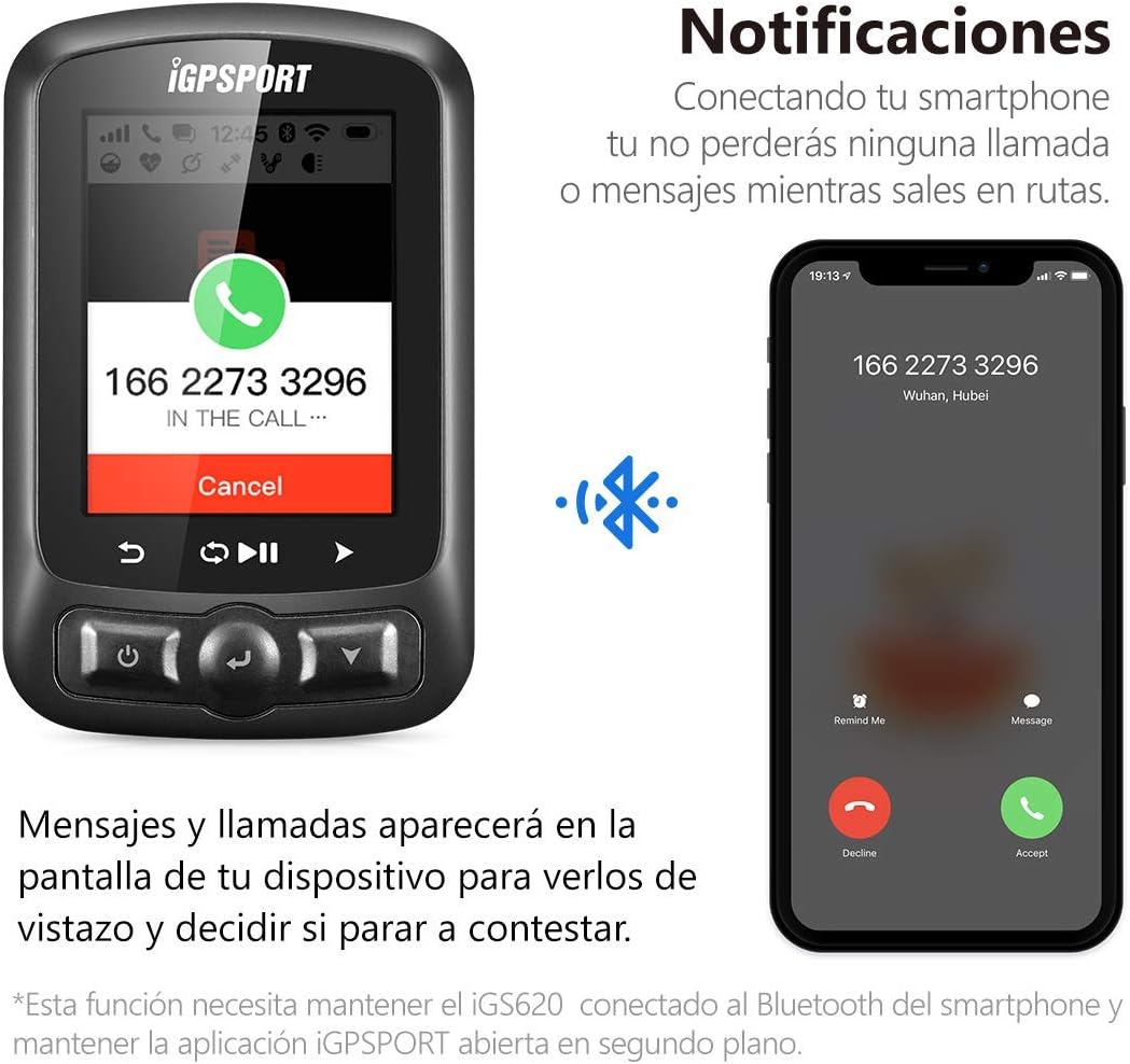iGPSPORT Ciclocomputador GPS iGS620