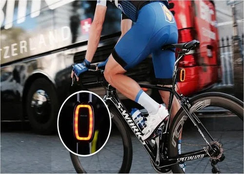 Meilan X6 inteligente USB trasera recargable LED