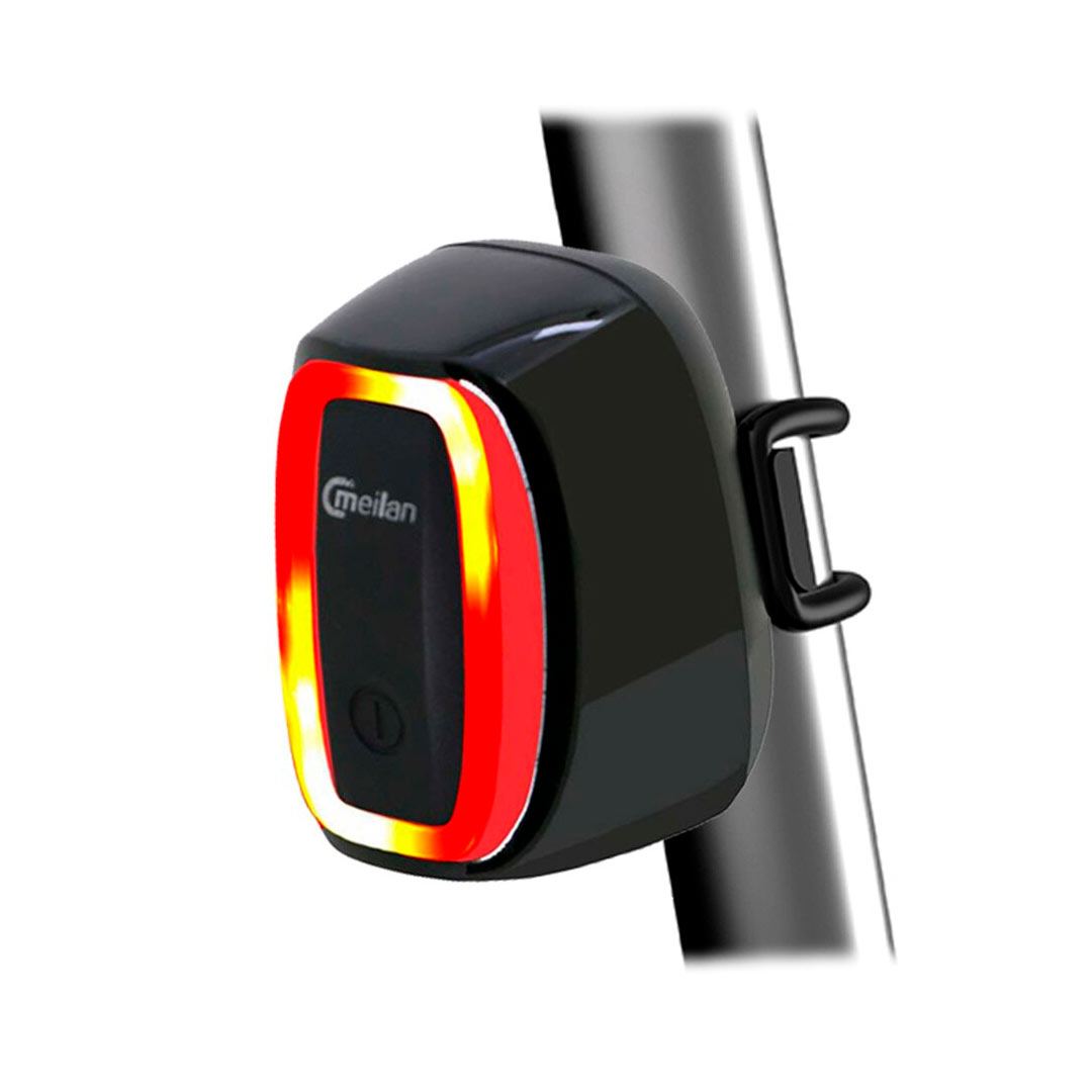 Meilan X6 inteligente USB trasera recargable LED