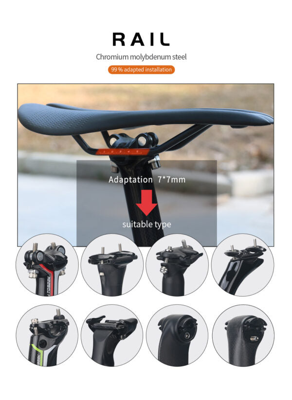 ASIENTO TOSEEK PRO 143 Súper Ligero MTB Ruta